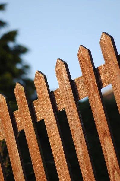 Trädgård staket — Stockfoto