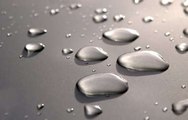 Water on metal clipart