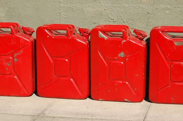 Gas cans — Stock Photo, Image