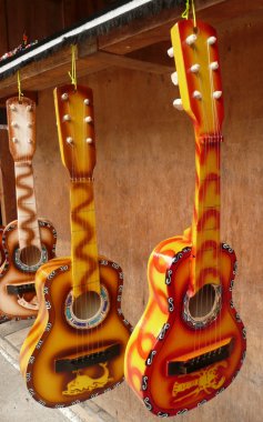 Spanish guitars clipart