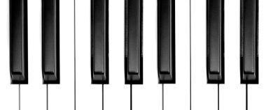 Piano keys clipart