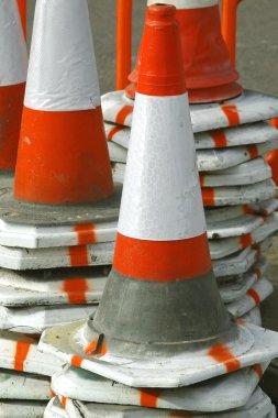 Traffic cones clipart