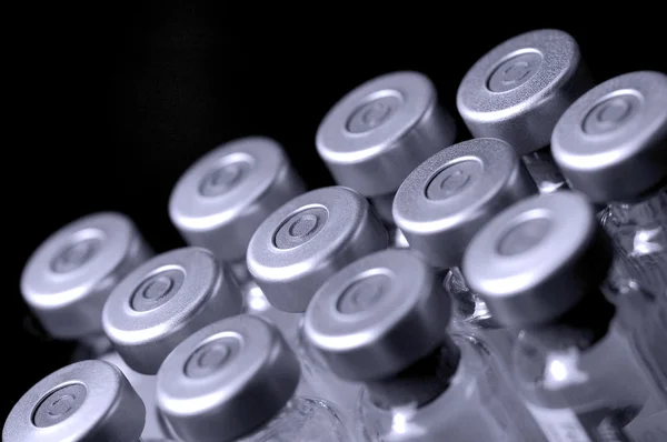Vaccine bottles — Stock Photo, Image