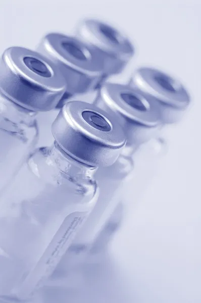 Vakcinás üvegek — Stock Fotó