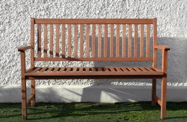 Wooden bench clipart