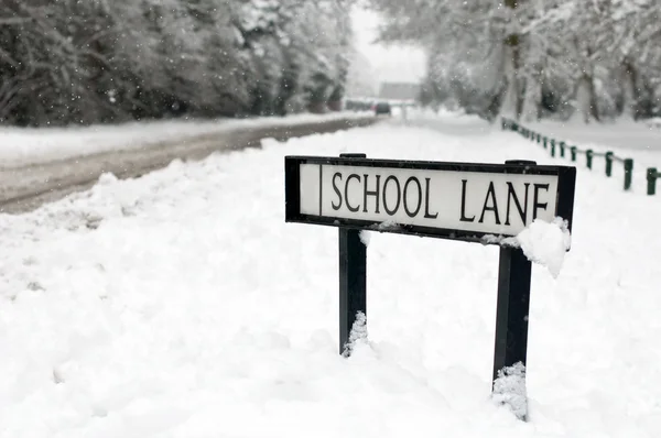 School lane — Stockfoto