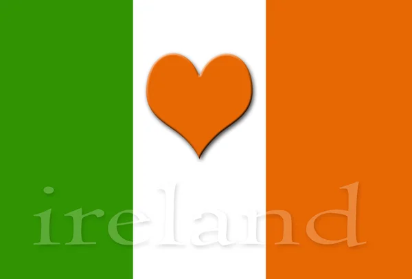 Hart van Ierland — Stockfoto