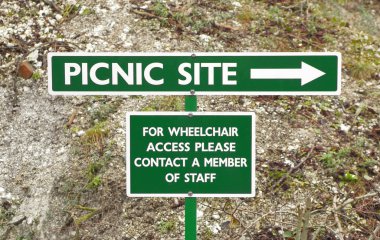 Picnic site clipart