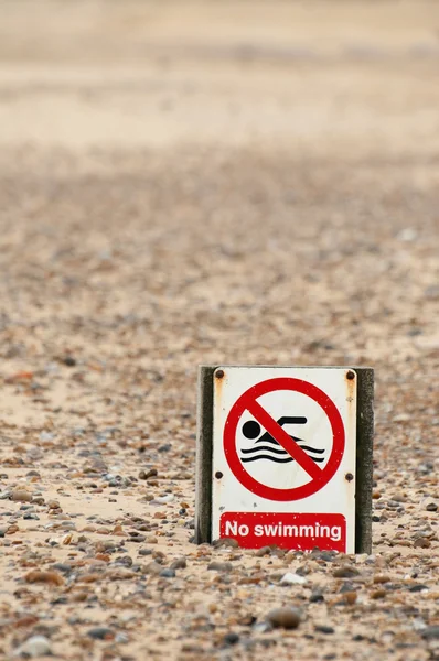 Úszni tilos! — Stock Fotó