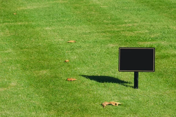 Çim işareti — Stok fotoğraf