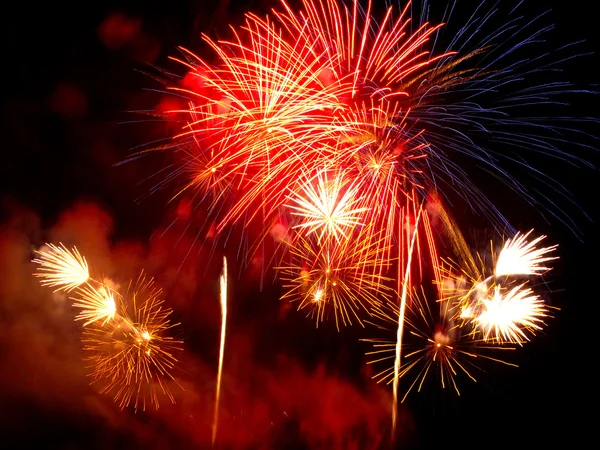 Fireworks (salute) — Stock Photo, Image