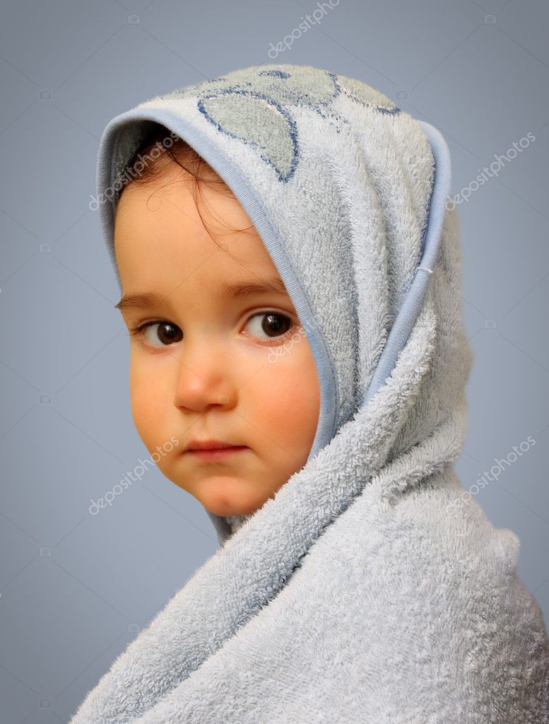 Angel look baby boy portrait Stock Photo by ©palinchak 2035236