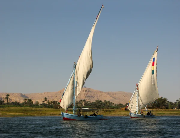 stock image Boats on Nile