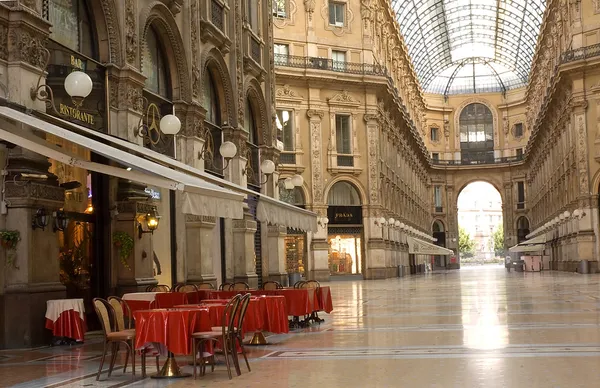 Galleria Vittorio Emanuelle en Milán — Foto de Stock