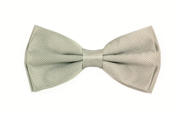 A silver bow tie — Stock Photo, Image