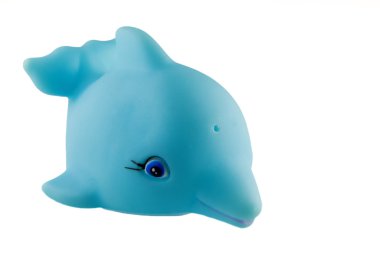 Light blue dolphin clipart