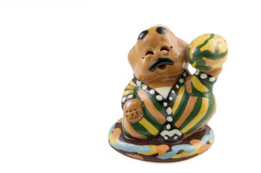 Ceramic Uzbek figurine clipart