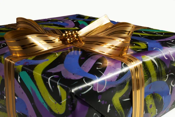 Verpacktes Geschenk — Stockfoto