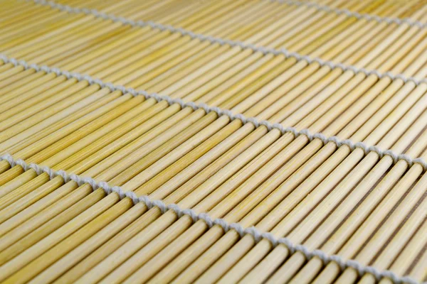 Diagonale Bambusmatten-Textur — Stockfoto