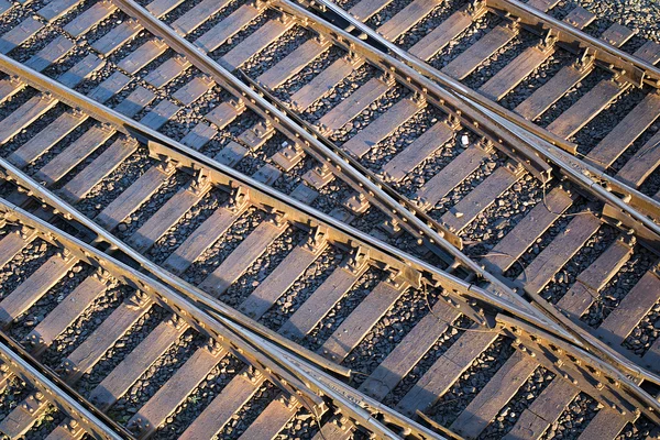 stock image Railroad tracks