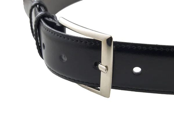 Cinturón de cuero negro —  Fotos de Stock