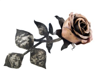 Metal rose clipart