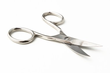 Cosmetic nail scissors clipart