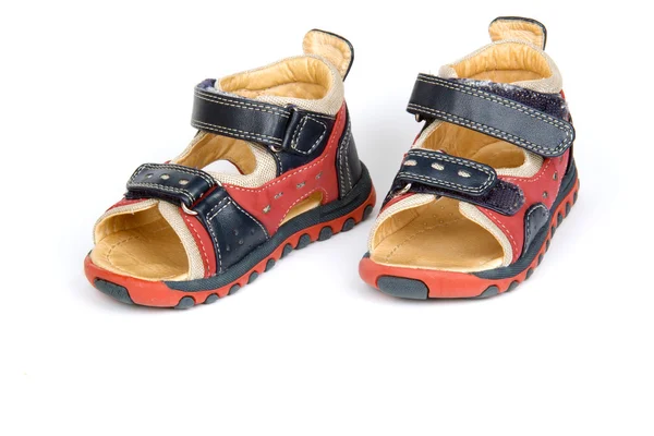 Pair of baby sandals — Stock Photo, Image