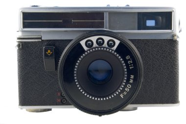 Semi-automatic rangefinder camera clipart