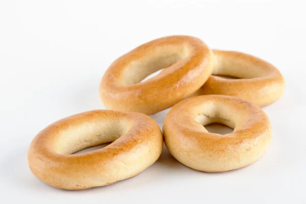 stock image Bagels on white