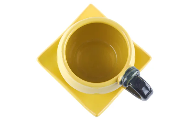 Tampilan atas set teh — Stok Foto