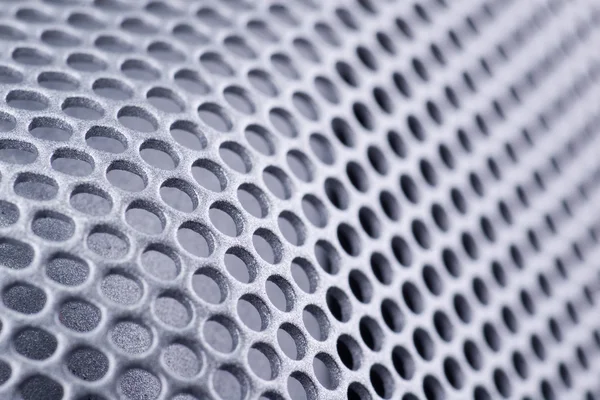 Curved perforated metal — Stock Photo, Image