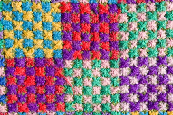 Close-up woolen mat texture — Stock Photo, Image