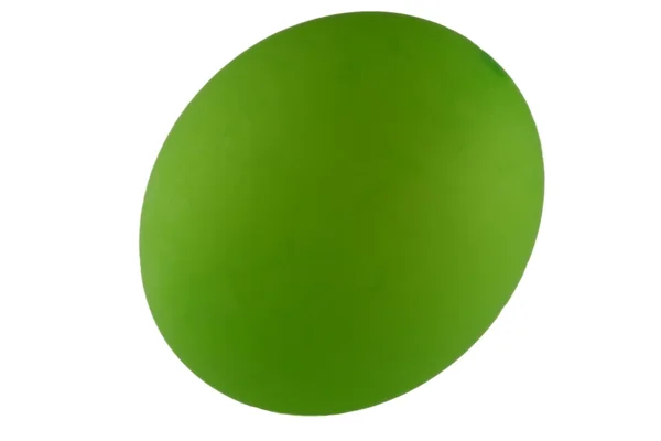 Green ovoidal baloon — Stock Photo, Image