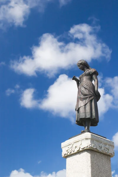 Klaipeda, statua di Annchen von Tharau Immagini Stock Royalty Free