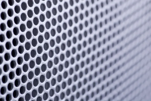 Perforated metal perspective — Stock Photo, Image