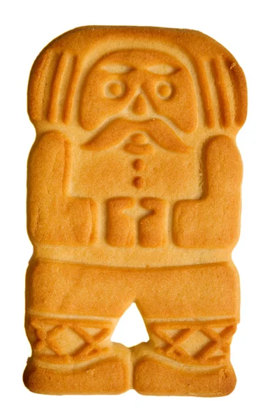 Człowiek w kształcie cookie — Zdjęcie stockowe