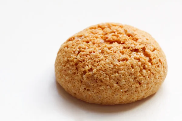 One italian cookie on white — Stock Photo, Image