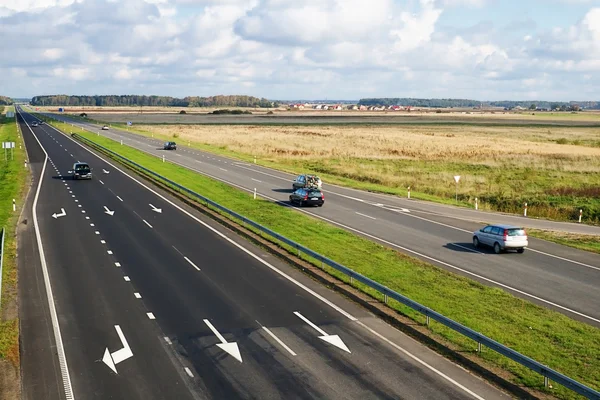 stock image Two lane highway