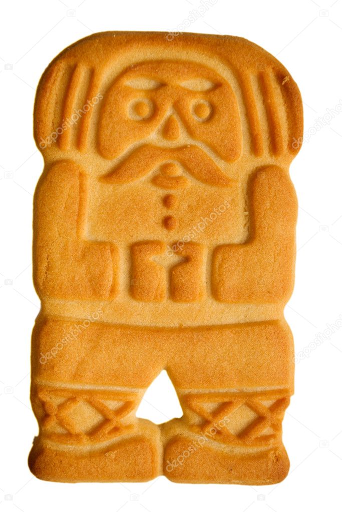 Man shaped cookie