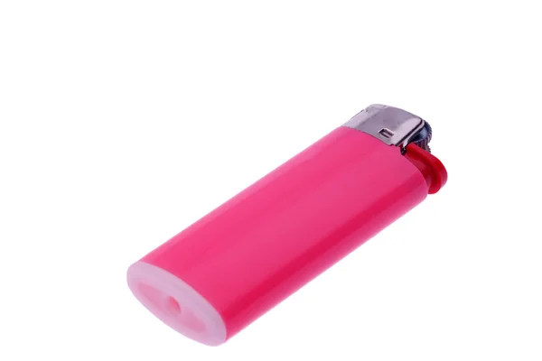 Розовая газовая зажигалка — стоковое фото