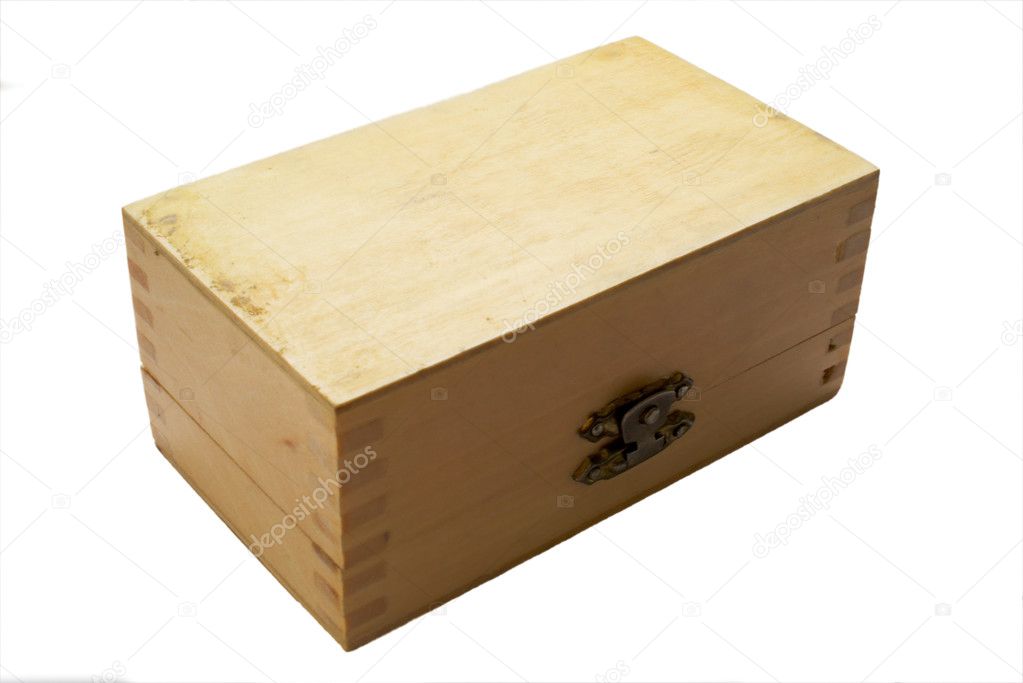 Simple wooden chest