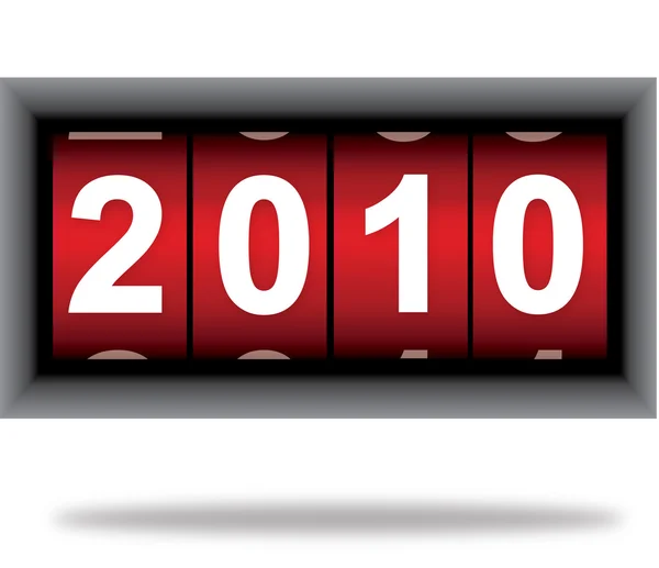 Новий рік лічильник — стоковий вектор