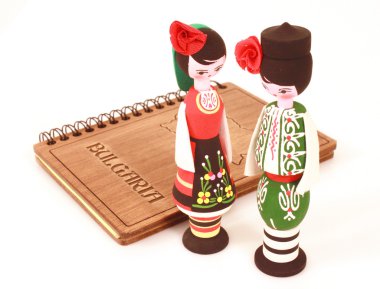 Bulgarian souvenir dolls clipart