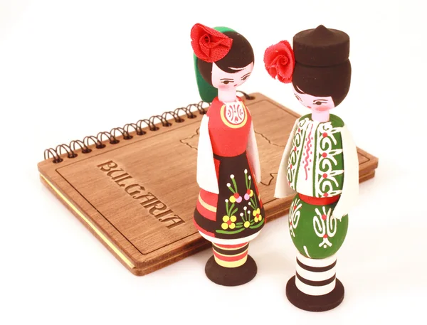 stock image Bulgarian souvenir dolls