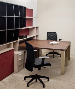 Elegant and luxury office interior. clipart