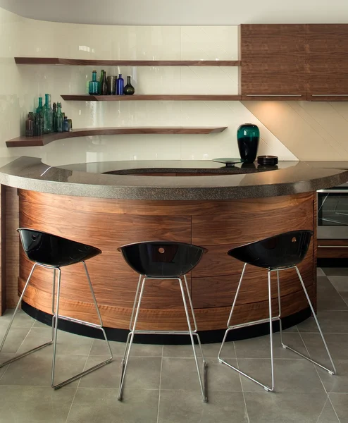 Elegant and luxury kitchen interior. — Stock Photo, Image