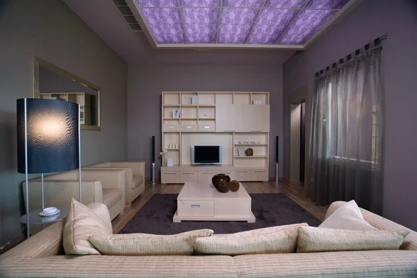 Elegant and luxury living room interior — Stock Photo, Image