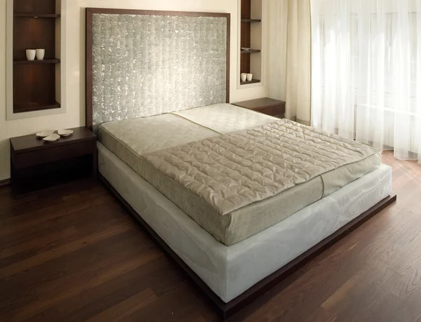 Elegante e lussuoso Camera da letto. — Foto Stock