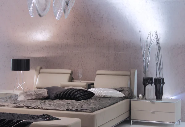 Elegant and luxury bedroom interior. — Stock Photo, Image